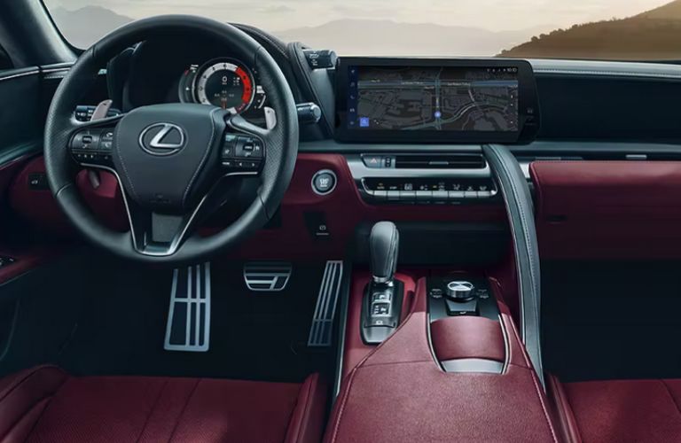 2024 Lexus LC dashboard view